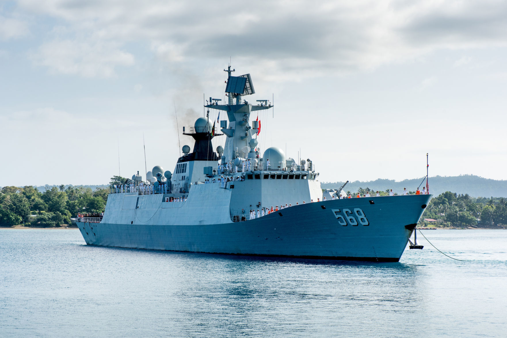 Chinese Navy Flotilla Visits Port Vila